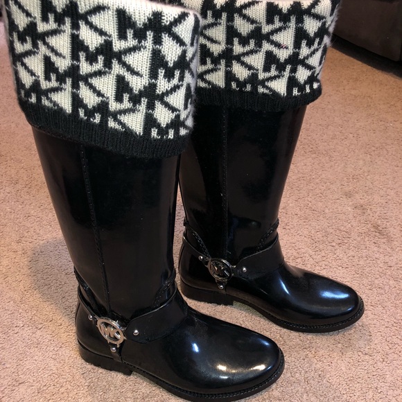 Michael Kors rain boots - Picture 1 of 4